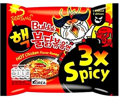 SAMYANG BULDAK 3X SPICY NOODLES 140G
