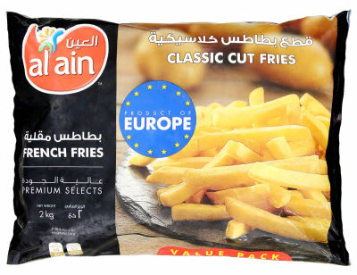 AL AIN CLASSIC CUT FRENCH FRIES 2KG