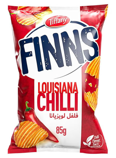 TIFFANY FINNS LOUISIANA CHILI POTATO CHIPS 85G
