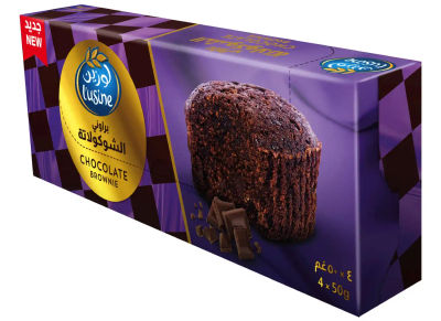 LUSINE CHOCOLATE BROWNIE 4X50GM