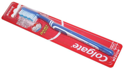 COLGATE TOOTHBRUSH DOUBLE ACTION MEDIUM