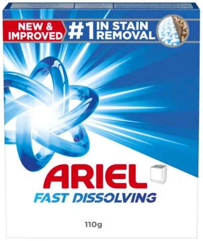 ARIEL DETERGENT FAST DISSOLVING 110G