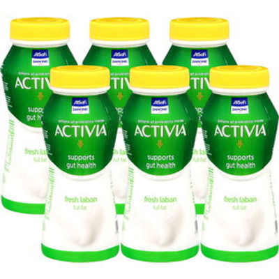 ACTIVIA FULL FAT FRESH LABAN VALUE PACK 6 X 180 ML