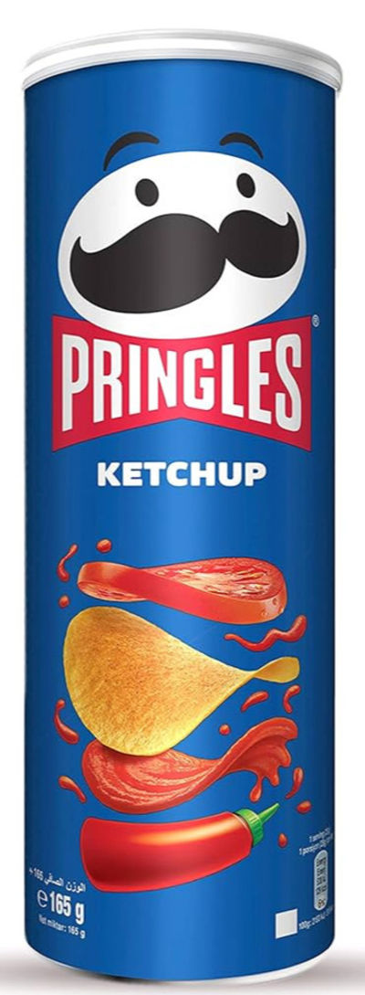 PRINGLES KETCHUP POTATO CHIPS 165G