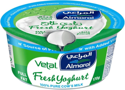 ALMARAI VETAL FRESH YOGHURT FULL FAT 170G