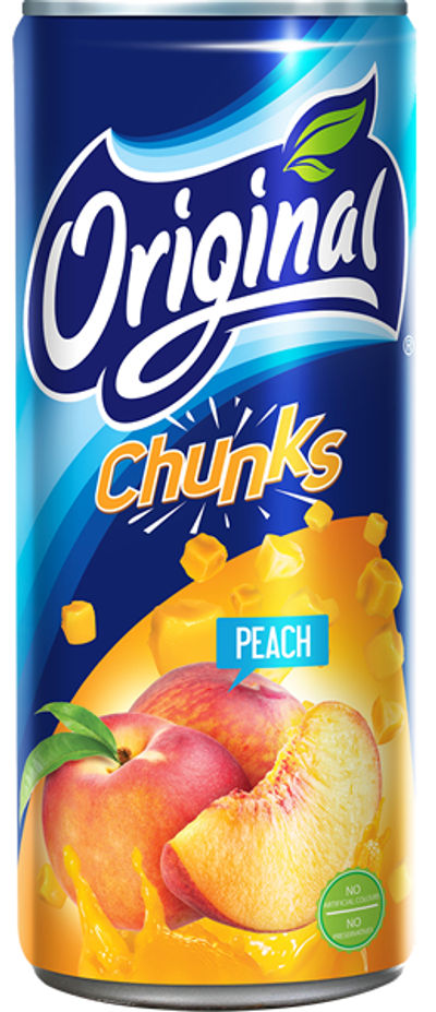 ORIGINAL CHUNKS DRINK PEACH 240ML