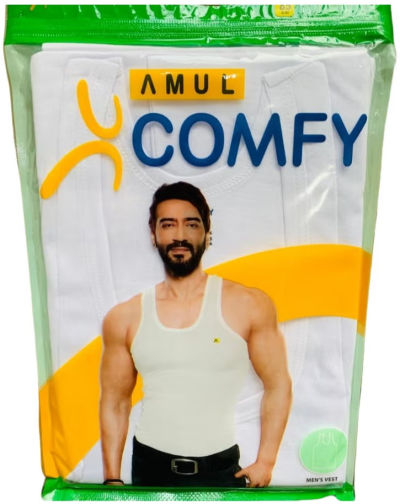 AMUL COMFY MENS VEST L 90CM