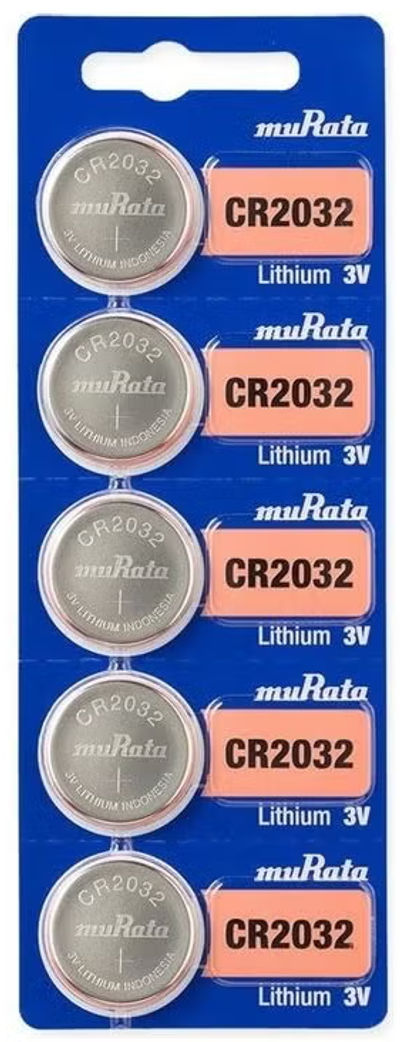 MURATA LITHIUM BATTERY 3V CR2032
