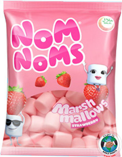 NOM NOMS MINI MARSHMALLOWS STRAWBERRY FLAVOR 22G