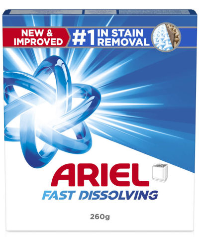 ARIEL DETERGENT FAST DESOLVING 260G