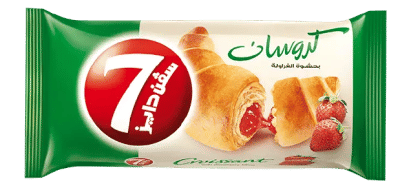 7 DAYS CROISSANT FILLED WITH STRAWBERRY JAM 55G
