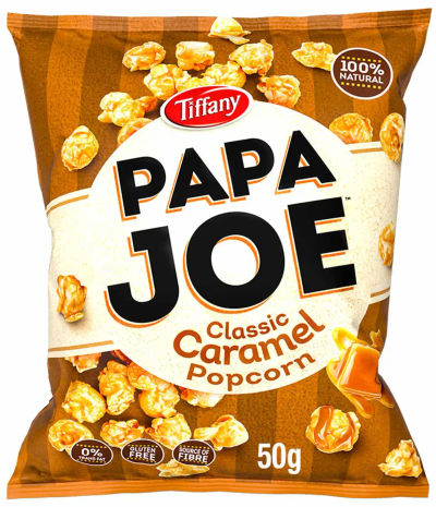 TIFFANY PAPA JOE CLASSIC POPCORN CARAMEL FLAVOR 50G