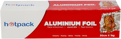 HOTPACK ALUMINIUM FOIL 30CM X1KG