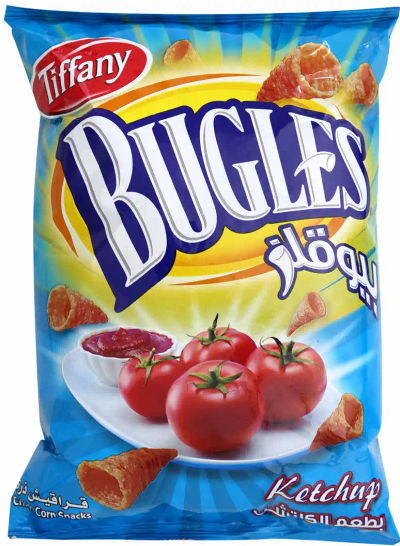TIFFANY BUGLES KETCHUP CORN CHIPS 75G
