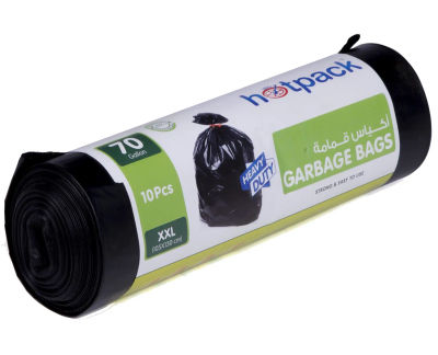 HOTPACK GARBAGE BAG ROLL 105x130CM 10PCS 70GALLON