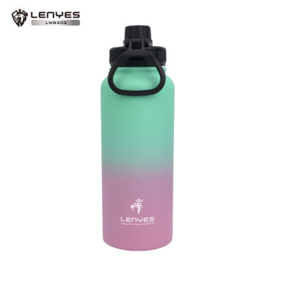 LENYES VACUUM SPORTS BOTTLE GRADIENT 1000ML / STAINLESS STEEL