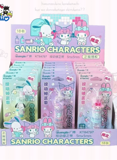 Sanrio pushes the correction tape