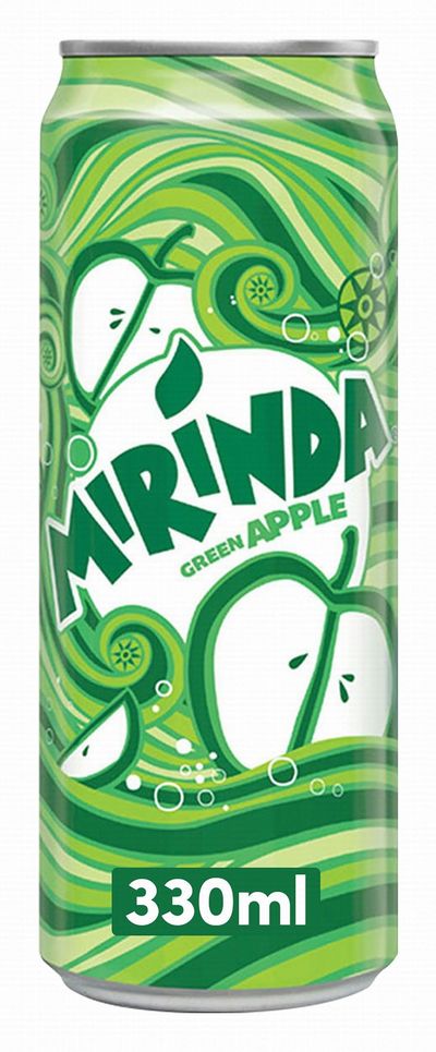 MIRINDA GREEN APPLE 330ML CAN