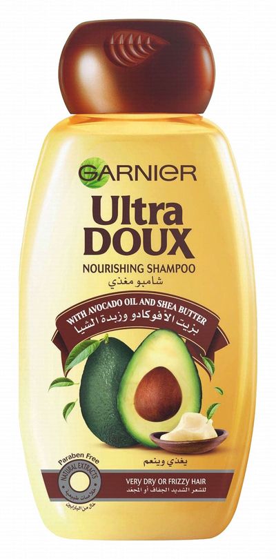 GARNIER ULTRA DOUX NOURISHING SHAMPOO WITH AVOCADO OIL 400ML