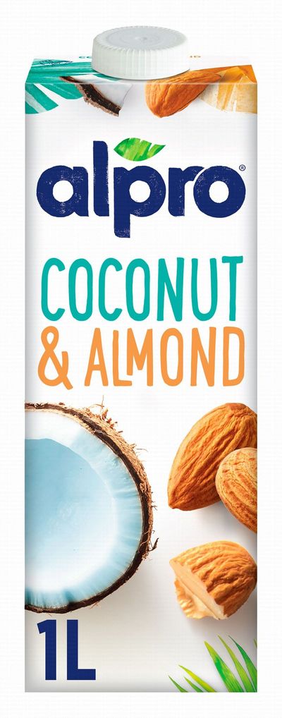 ALPRO COCONUT & ALMOND DRINK GLUTEN FREE, PRESERVATIVES FREE, VEGAN 1L