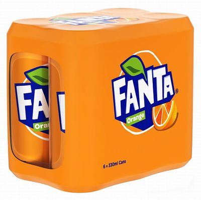 FANTA ORANGE 330ML X 6CAN (PACK)