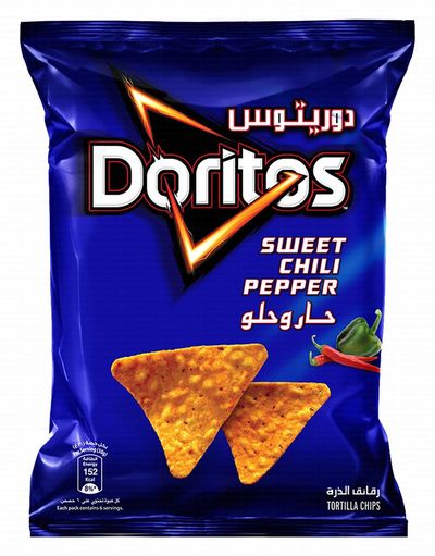 DORITOS SWEET CHILI PEPPER TORTILLA CHIPS 195G