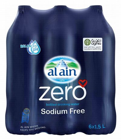 AL AIN ZERO WATER (6X1.5L) SODIUM FREE (PACK)