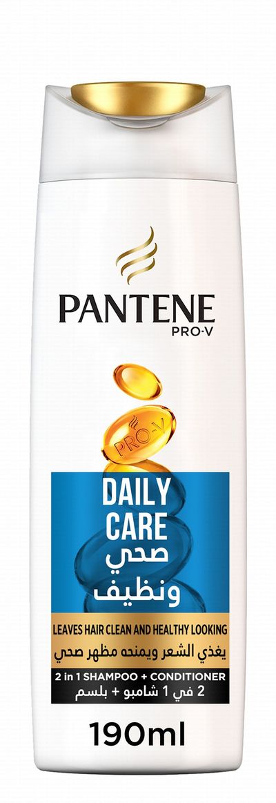 PANTENE PRO V DAILY CARE 2IN1 SHAMPOO & CONDITIONER FOR CLEAN & HEALTHY HAIR 190ML