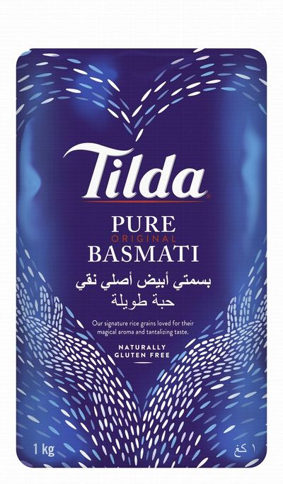 TILDA PURE ORIGINAL BASMATI RICE GLUTEN FREE 1KG