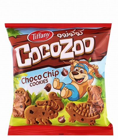 TIFFANY COCOZOO CHOCOLATE CHIP COOKIES VEGETARIAN 26G