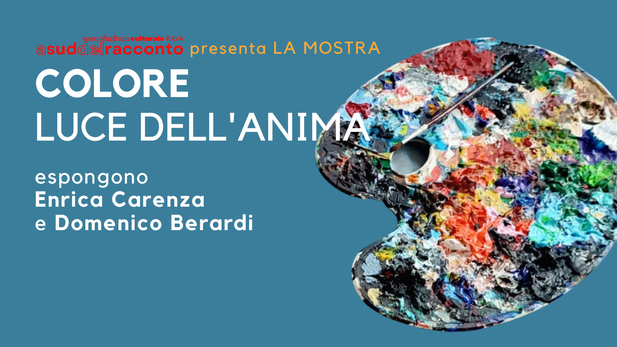 “Colore, luce dell’anima” in mostra a Bari i quadri di Enrica Carenza e Domenico Berardi
