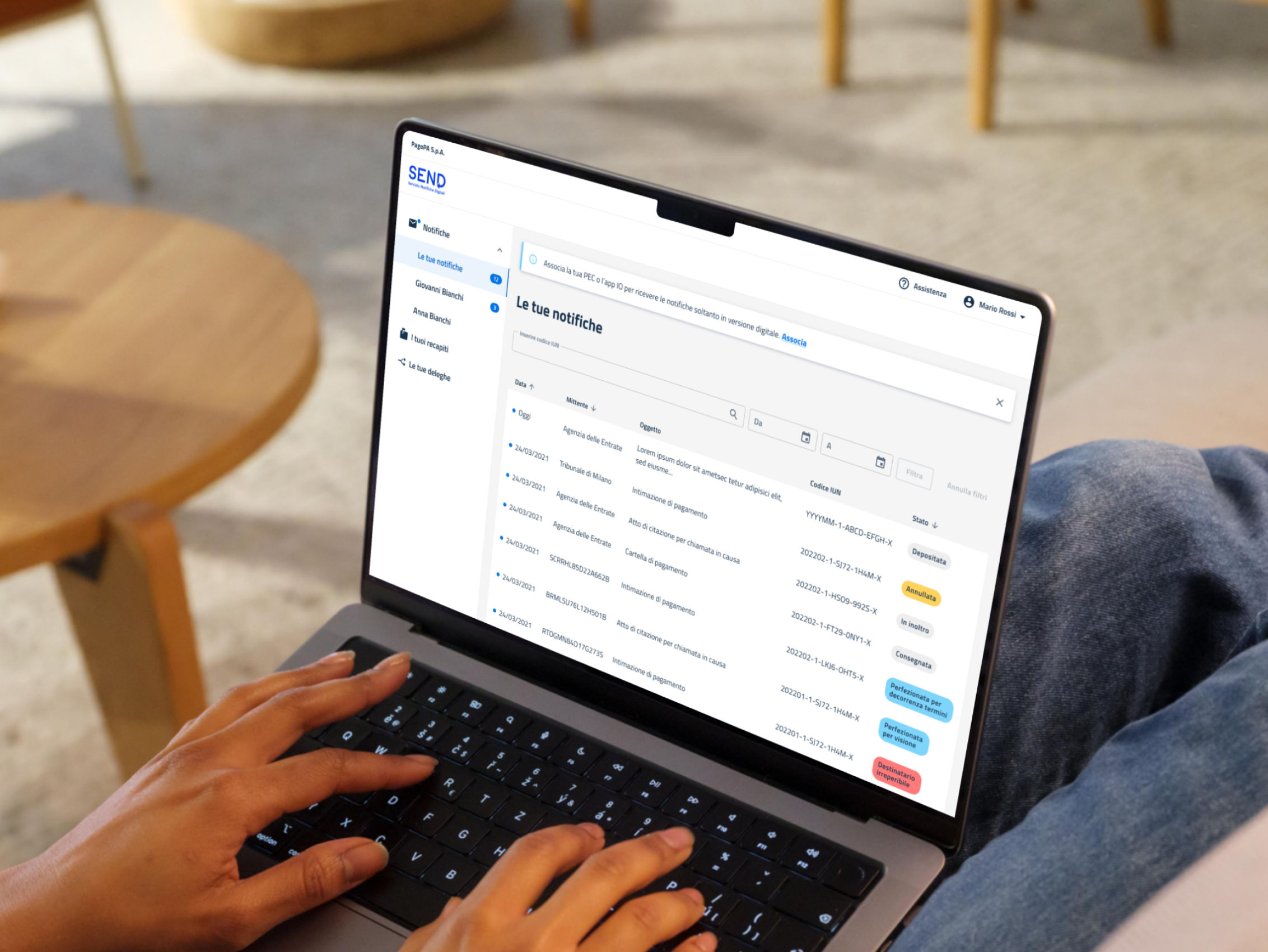 Al via SEND, il Servizio Notifiche Digitali che semplifica le comunicazioni a valore legale