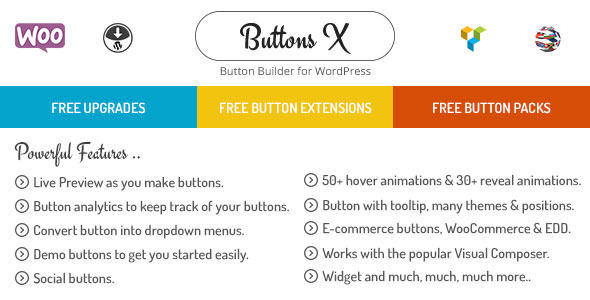 Buttons X v1.9.73 - Powerful Button Builder for WordPress