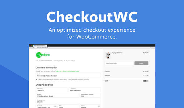 CheckoutWC v4.2.0 - Optimized Checkout Page for WooCommerce