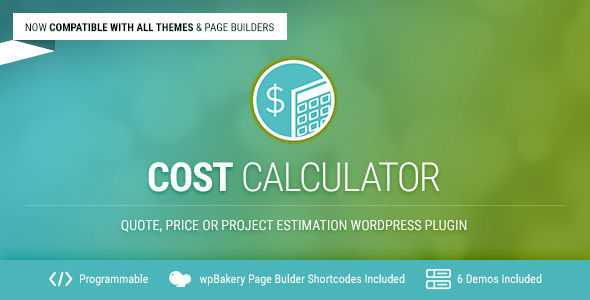 Cost Calculator v2.3.4 - WordPress Plugin