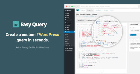 Easy Query Pro v2.3.1.1 - Visual Query Builder Plugin For WordPress