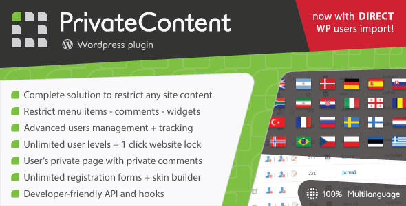 PrivateContent v7.33 - Multilevel Content Plugin