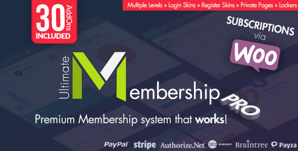 Ultimate Membership Pro WordPress Plugin v9.7