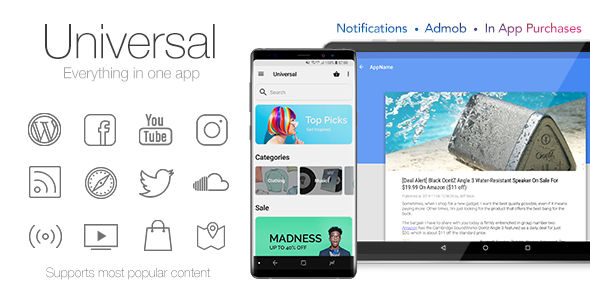 Universal v4.5 - Full Multi-Purpose Android App
