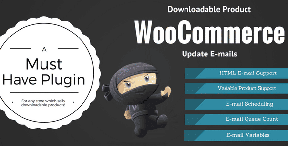 WooCommerce Downloadable Product Update E-mails v2.0.4