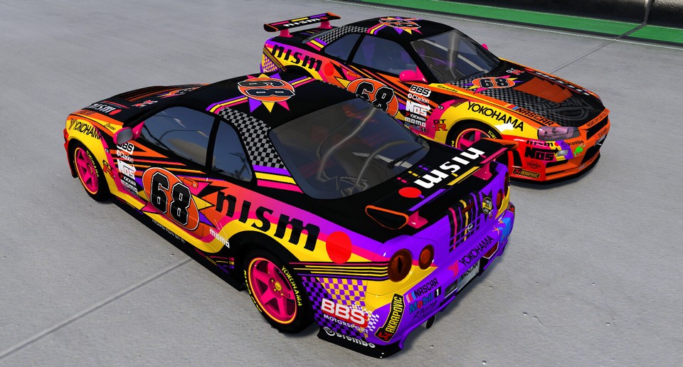 Nismo Skyline GT-R R34 Nascar (Nissan Motorsport) screenshot ingame number 1