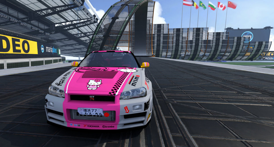 Nismo Skyline GT-R R34 Rose Edition (Nissan Motorsport) screenshot ingame number 3