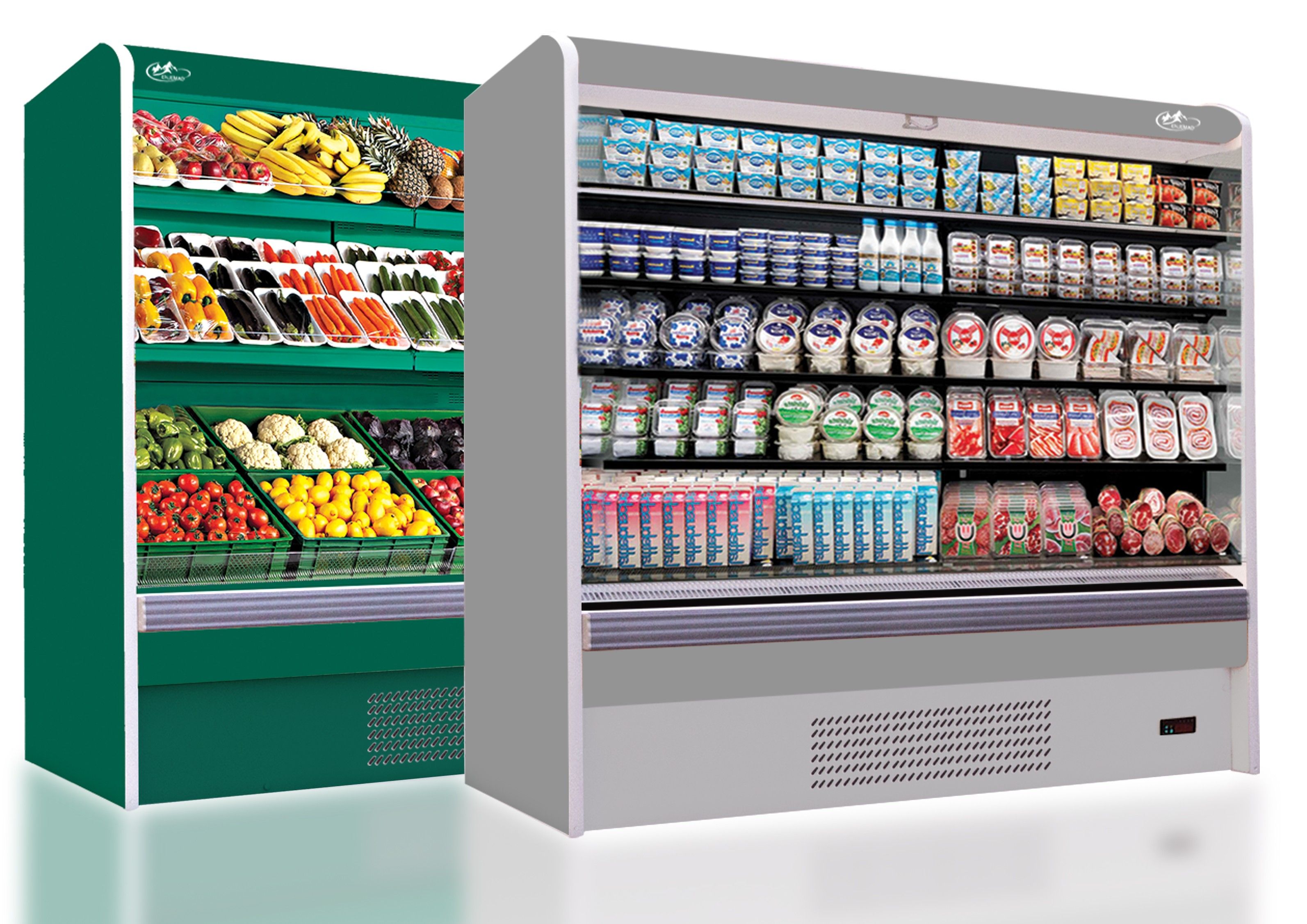 براد تبريد عمودي مفتوح ماطور داخلي