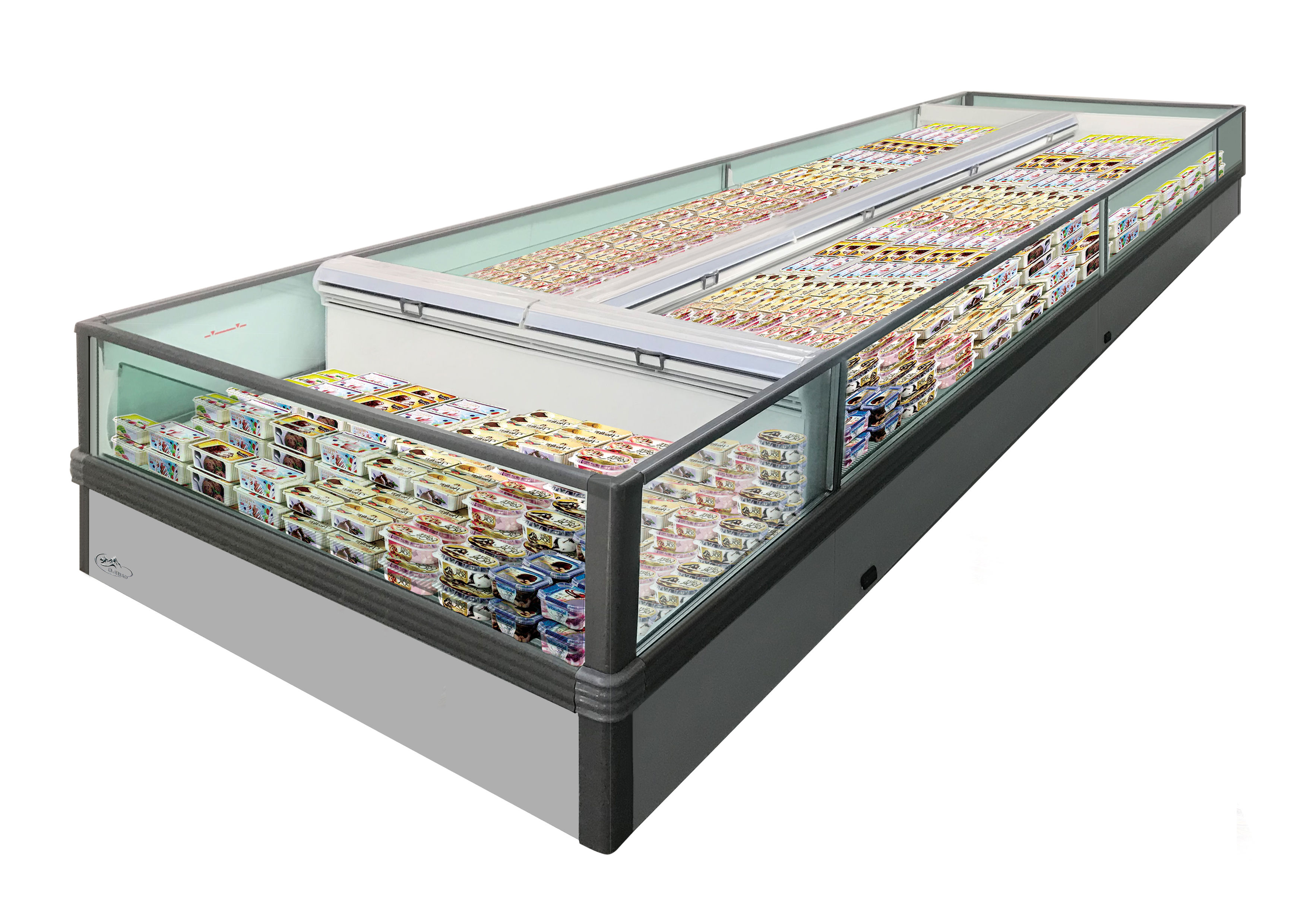براد تجميد افقي مفتوح ماطور خارجي