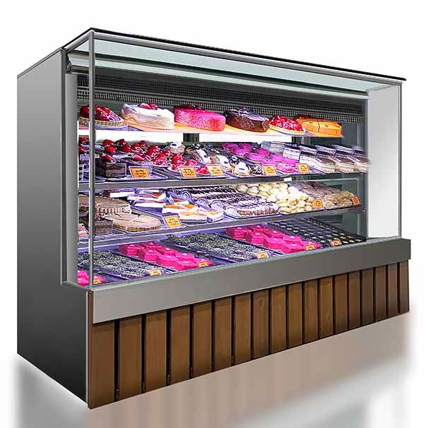 براد تبريد عمودي ابواب كيك ماطور داخلي