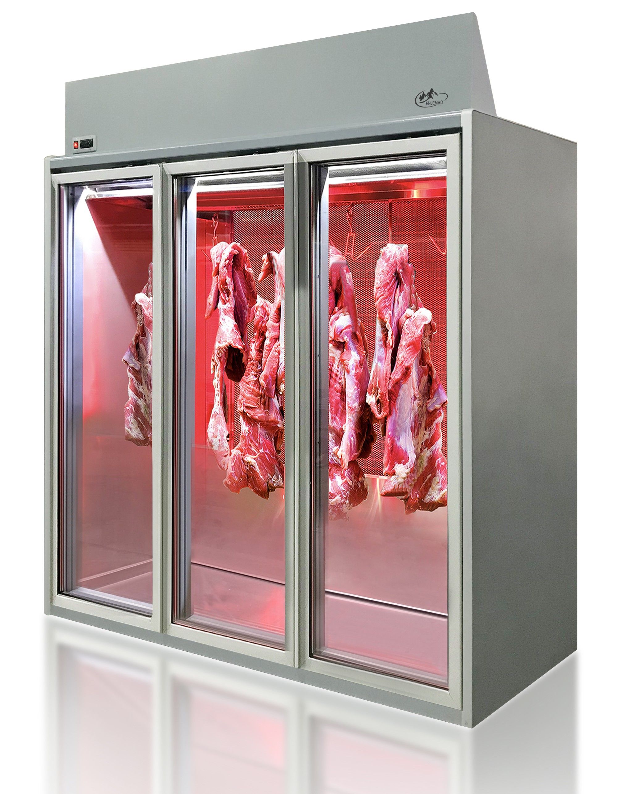 براد تبريد لحم قصاب عمودي ابواب ماطور داخلي