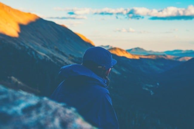 Camping on mountain