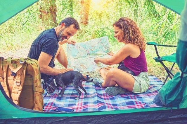 New Challenges 2 campers experiencing the benefits of camping