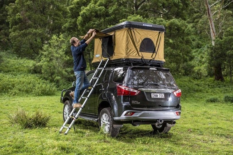 Kwiky Roof Top Tent Setup