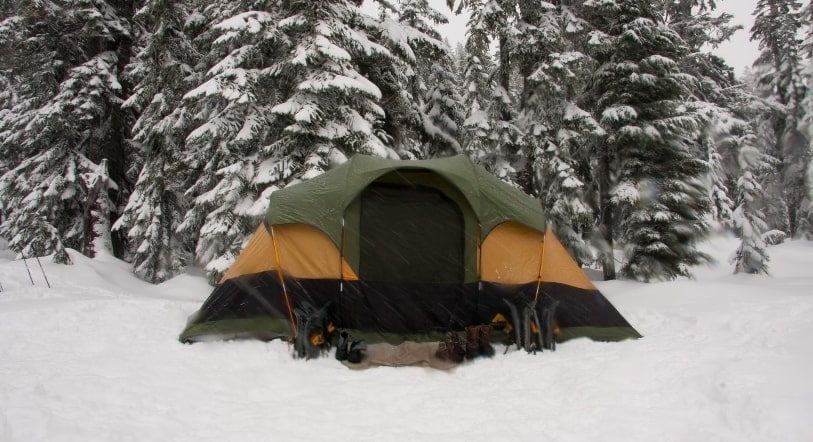 Winter camping